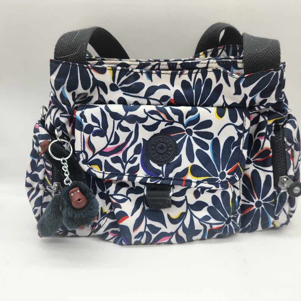 Kipling Black and Blue Backpacks with Elegant Design